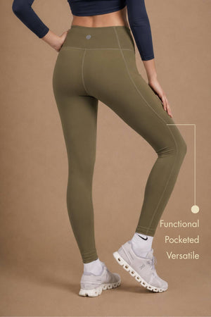 Carbon Utility Legging (2 Pockets) (Sage Green)