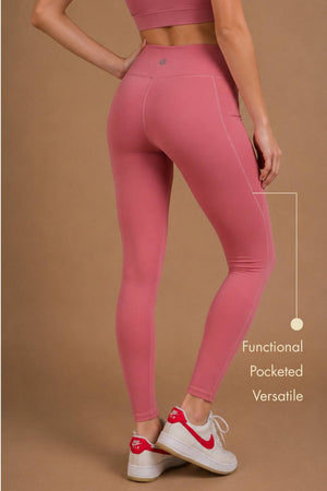 Carbon Utility Legging (2 Pockets) (Mauve Wood)