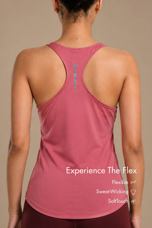 Bio Active Tank – EcoCiclo™ Biodegradable Polyester (Mauve Wood)