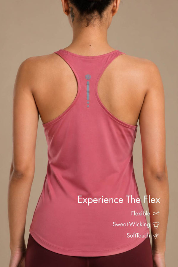Bio Active Tank – EcoCiclo™ Biodegradable Polyester (Mauve Wood)