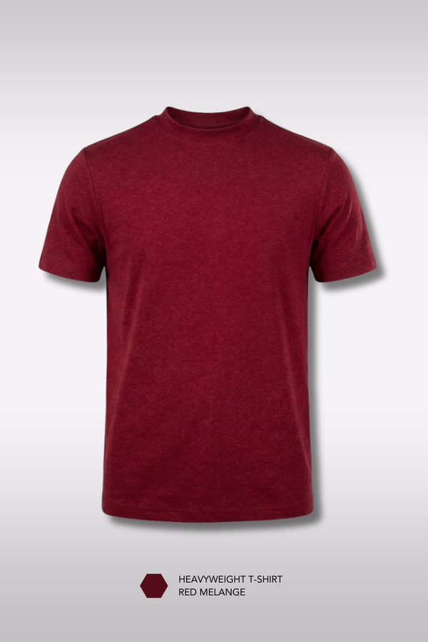 Pack of 2 Heavyweight (Melange) T-shirt at 1799