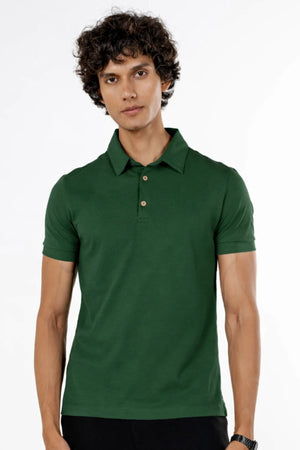 Sorona™ Polo (Pine Green)