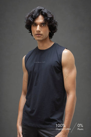 Organic Cotton Men's Tank (Carbon Black)