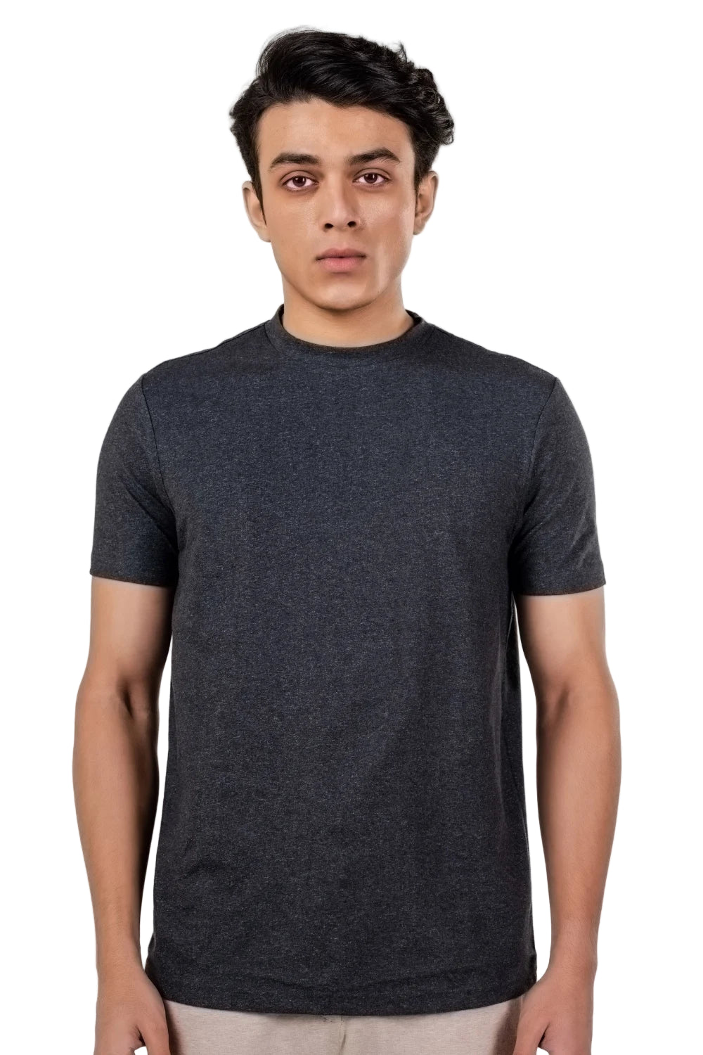 Carbon Heavyweight T-Shirt – Sorona™ (Dark Charcoal Melange)