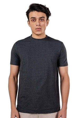 Carbon Heavyweight T-Shirt – Sorona™ (Dark Charcoal Melange)