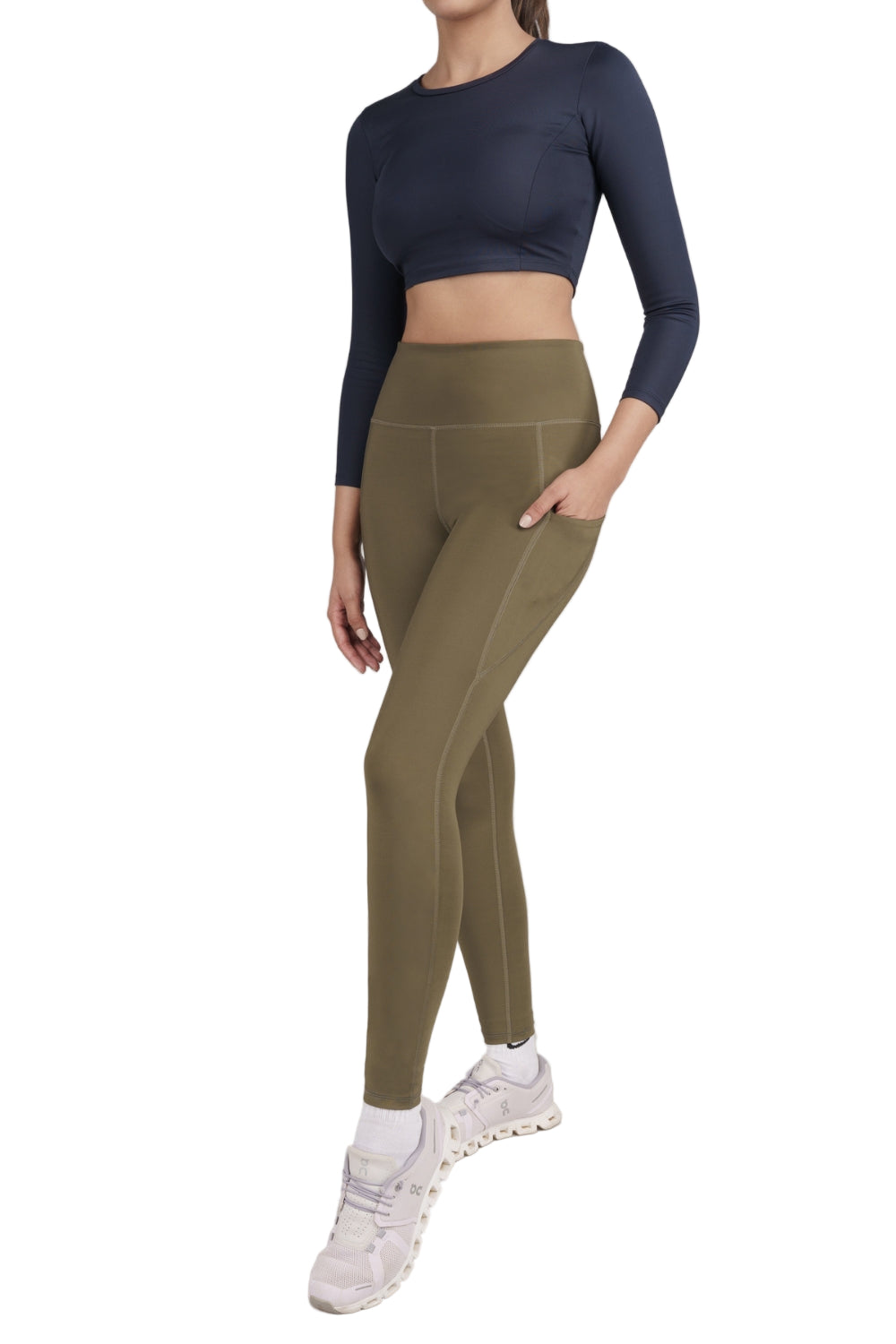 Carbon Utility Legging (2 Pockets) (Sage Green)