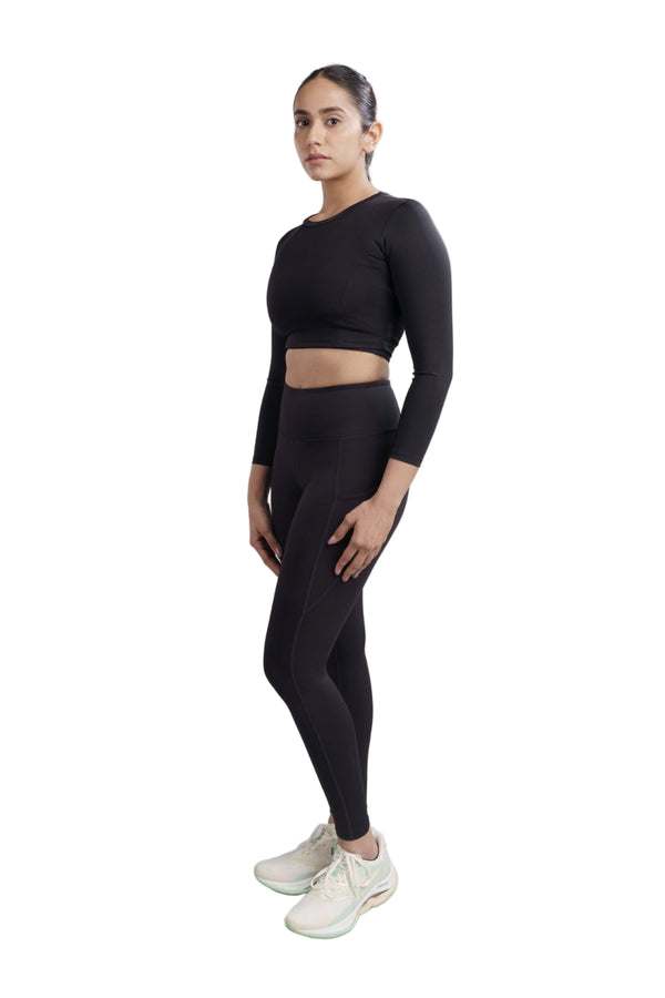 Carbon Utility Legging (2 Pockets) (Carbon Black)