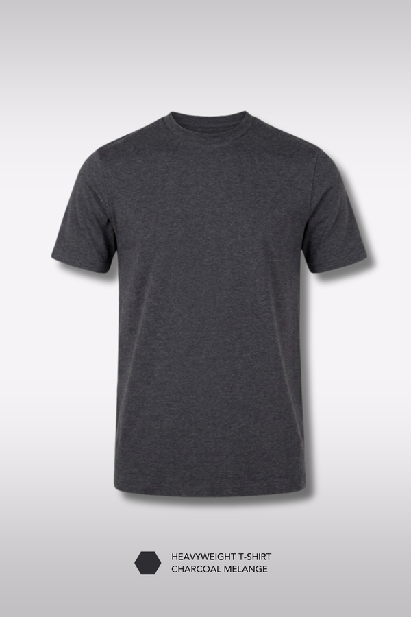 Pack of 2 Heavyweight (Melange) T-shirt at 1799