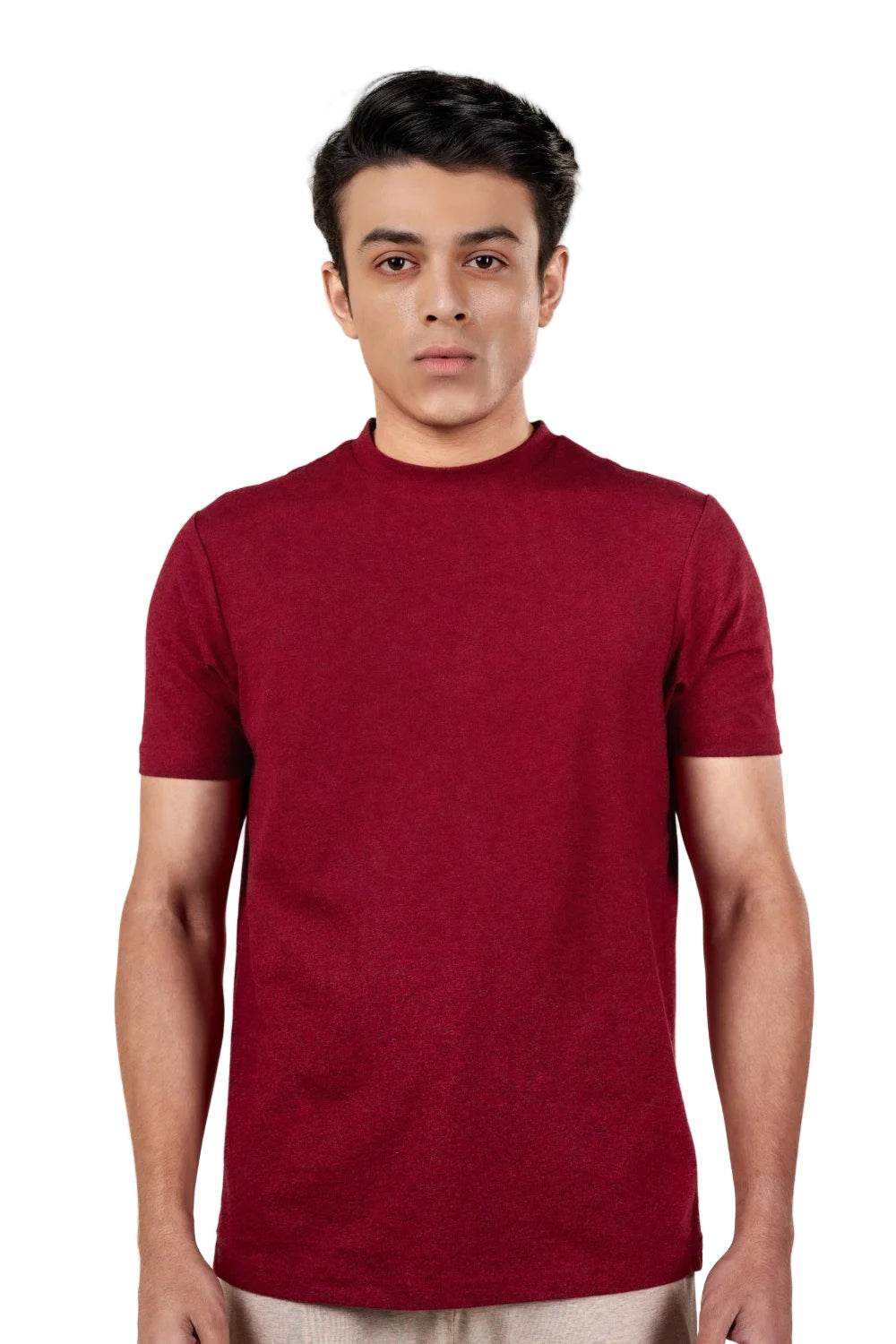 Carbon Heavyweight T-Shirt – Sorona™ (Red Melange)