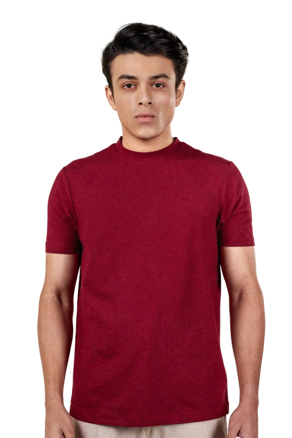 Carbon Heavyweight T-Shirt – Sorona™ (Red Melange)