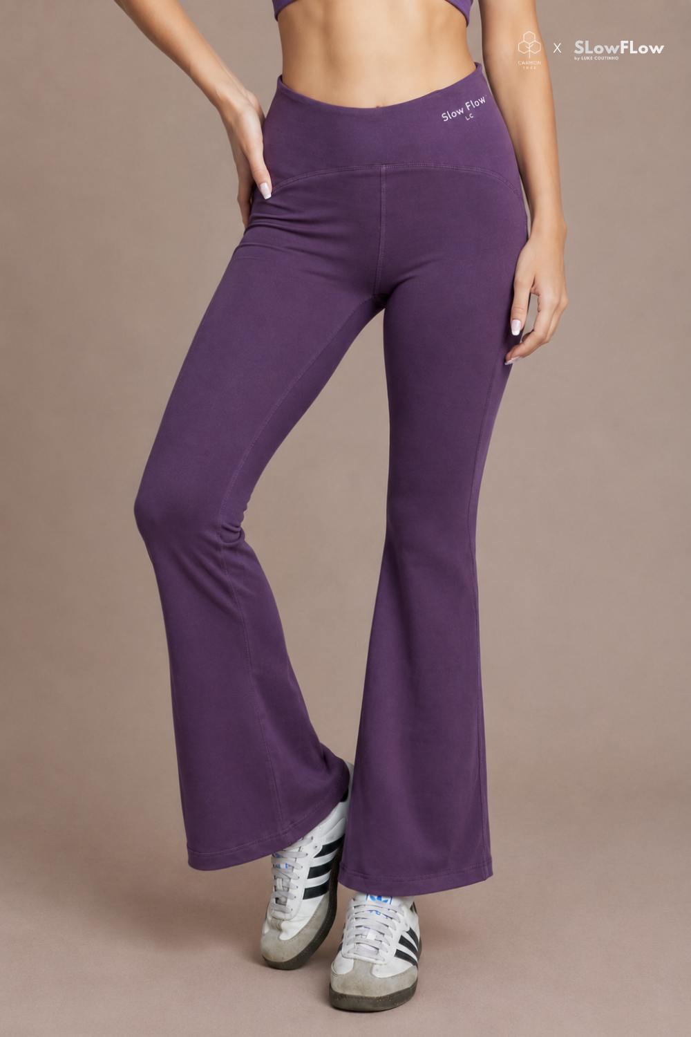 SlowFlow Flare Pants (Plum)