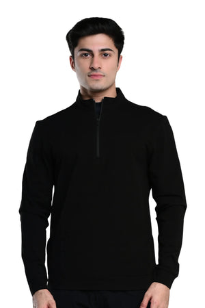 Quarter Zip Jacket (Carbon Black)