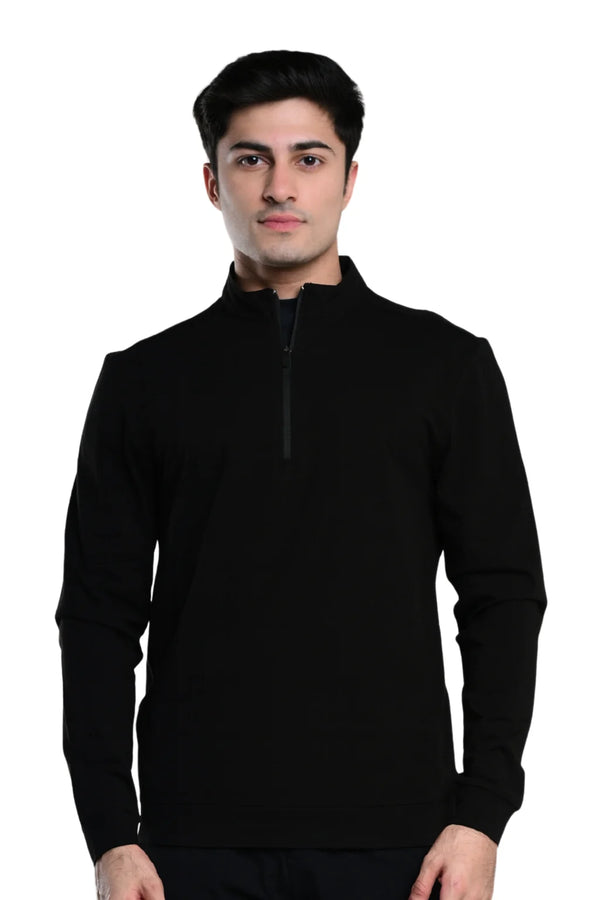 Quarter Zip Jacket (Carbon Black)