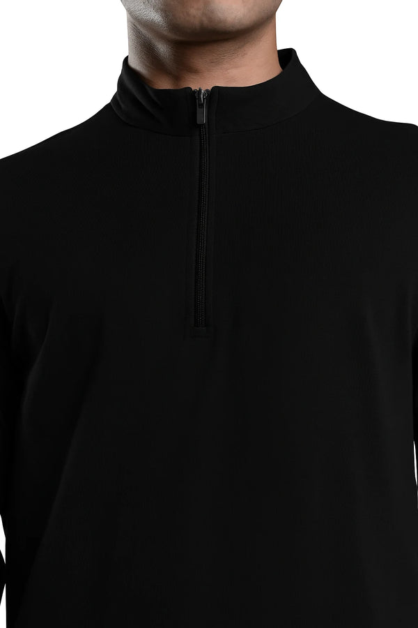 Quarter Zip Jacket (Carbon Black)