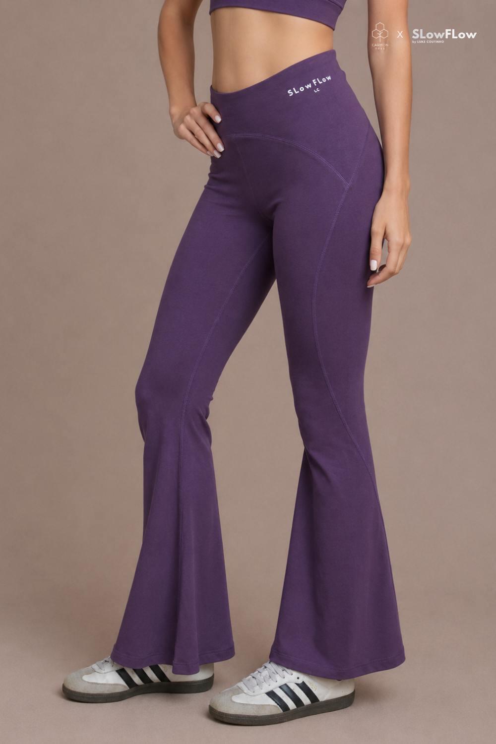 SlowFlow Flare Pants (Plum)