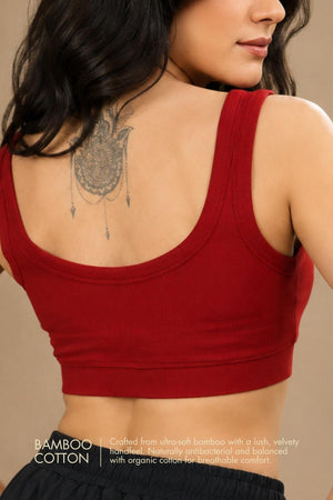 Bamboo Bra (Bold Red)