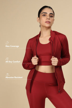 Carbon Active Jacket (Red Rush)