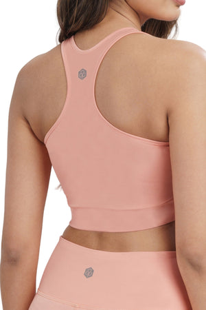 Racerback Active Bra (Peach)
