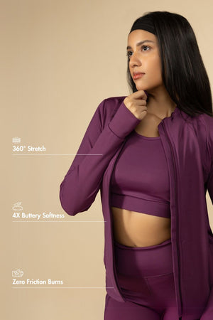 Carbon Active Jacket (Deep Purple)