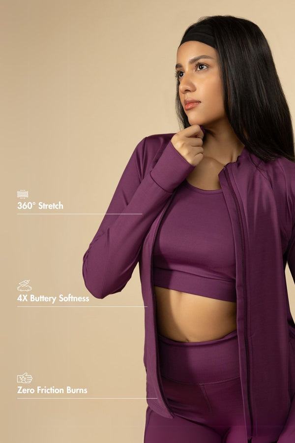 Carbon Active Jacket (Deep Purple)