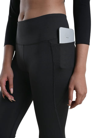 Flared Yoga Leggings (Bio-Poly Edition) (Coal Grey)