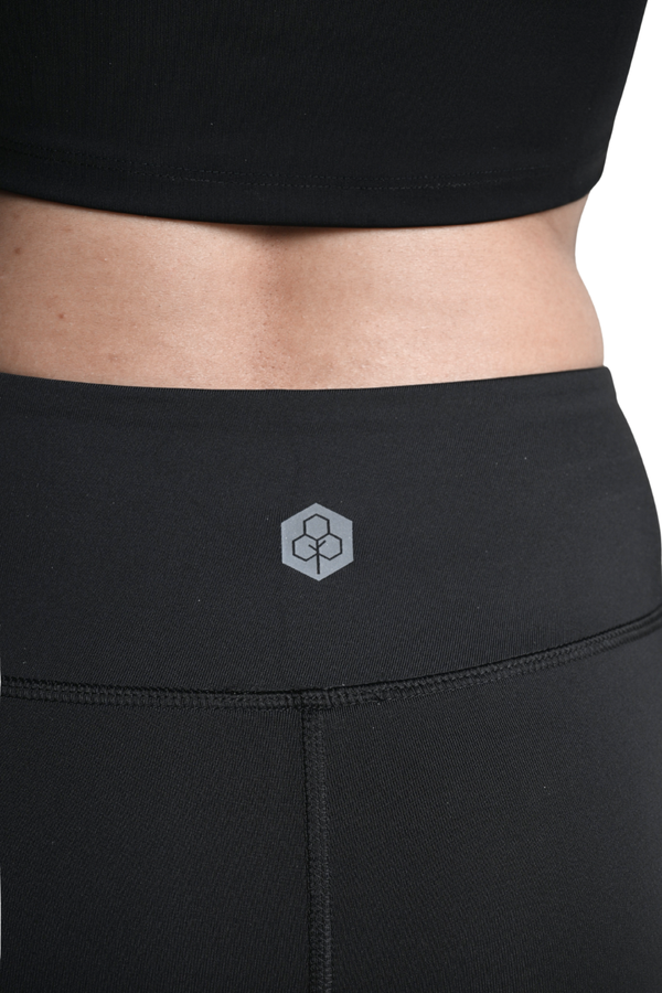 Flared Yoga Leggings (Bio-Poly Edition) (Coal Grey)