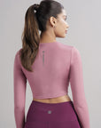 Cropped Active Tee (Mellow Mauve)