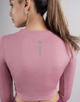 Cropped Active Tee (Mellow Mauve)