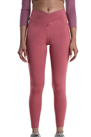 Carbon Crossband Legging (Mauve Wood)