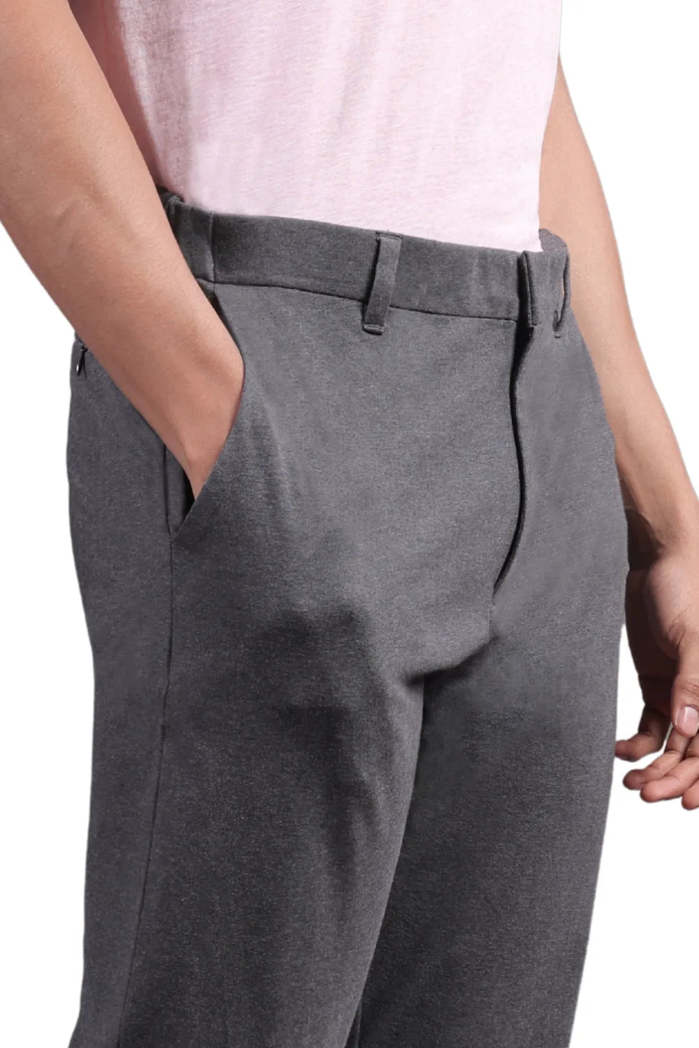 Casual Chino Shorts (Charcoal Melange)