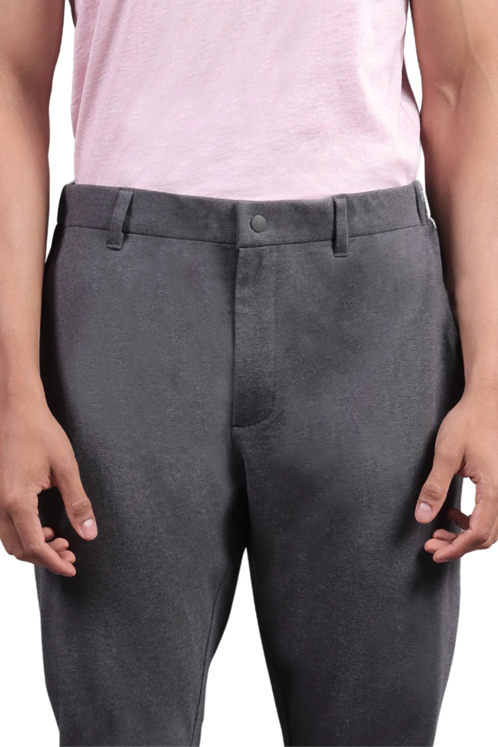 Casual Chino Shorts (Charcoal Melange)