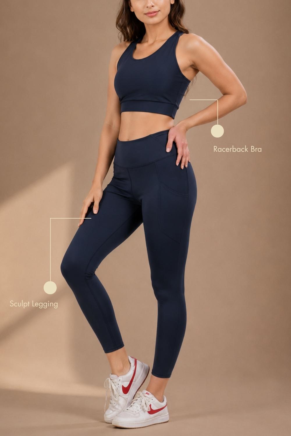 Recycled Nylon Set (Midnight Navy)