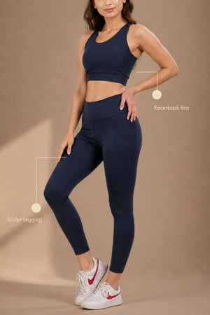 Recycled Nylon Set (Midnight Navy)