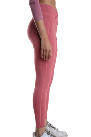Carbon Crossband Legging (Mauve Wood)