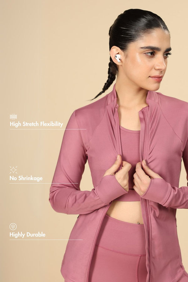 Carbon Active Jacket (Mellow Mauve)
