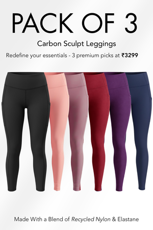 Women Sculpt Leggings Pack of 3