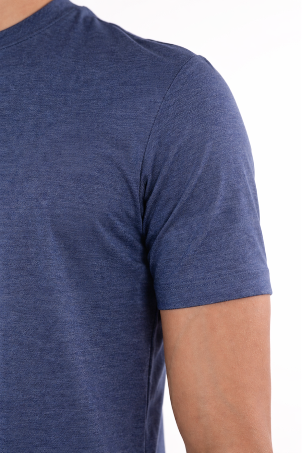 Carbon Heavyweight Melange T-Shirt – Sorona™ (Denim Melange)