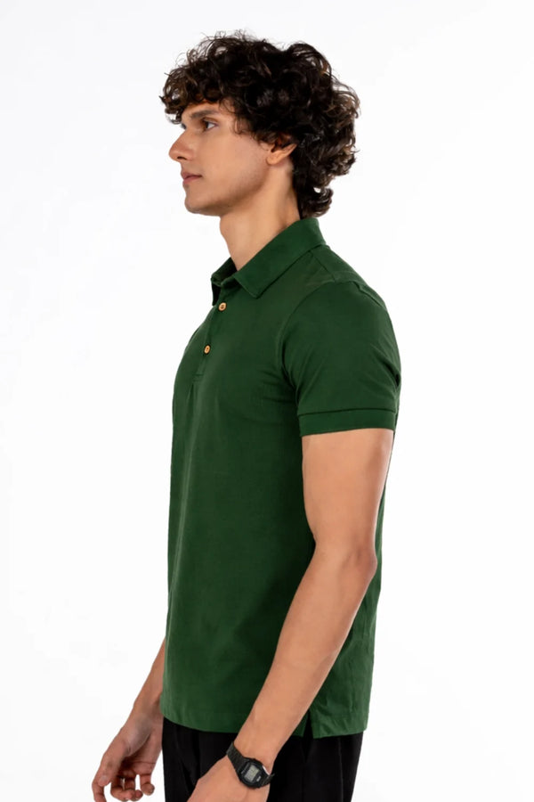 Sorona™ Polo (Pine Green)