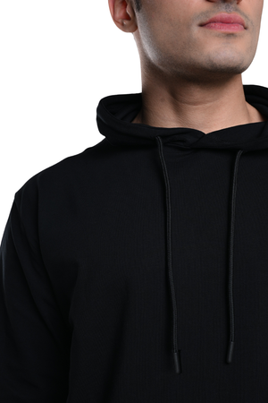 Carbon Hoodie – Men’s Organic Cotton Hoodie (Carbon Black)