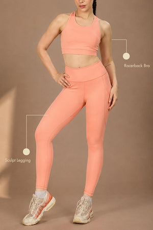 Recycled Nylon Set (Peach)