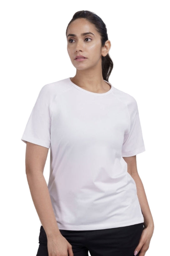 Bio Active Tee – EcoCiclo™ Biodegradable Polyester (Chalk)