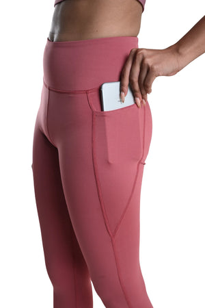 Carbon Utility Legging (2 Pockets) (Mauve Wood)