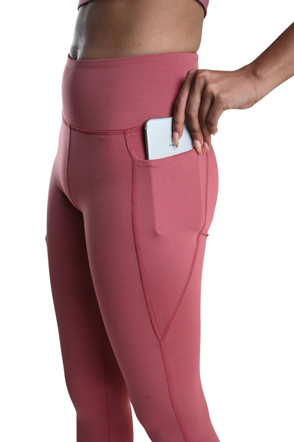 Carbon Utility Legging (2 Pockets) (Mauve Wood)