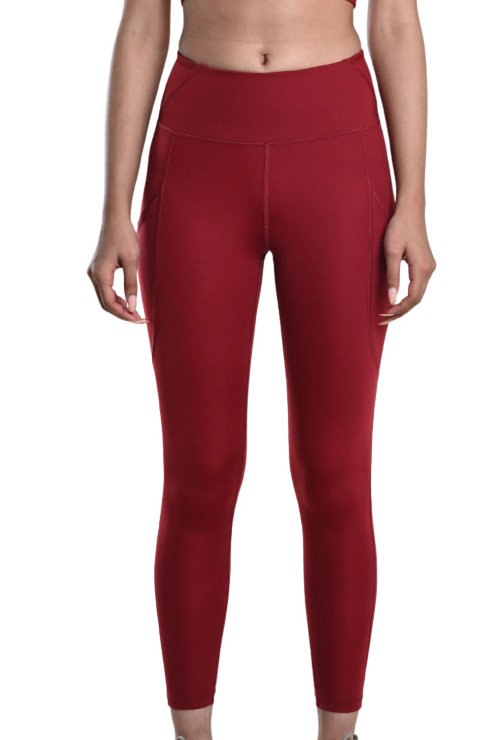 Carbon Sculpt Legging (2 Pockets) (Red Rush)