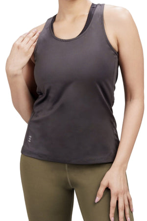 Bio Active Tank – EcoCiclo™ Biodegradable Polyester (Coal Grey)