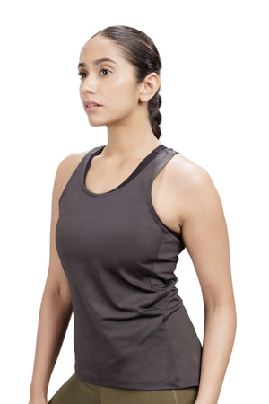Bio Active Tank – EcoCiclo™ Biodegradable Polyester (Coal Grey)