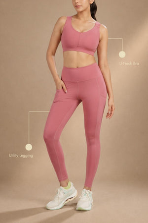 Recycled Polyester Set (Mauve Wood)