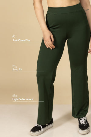 Carbon Straight Pants (Pine Green)