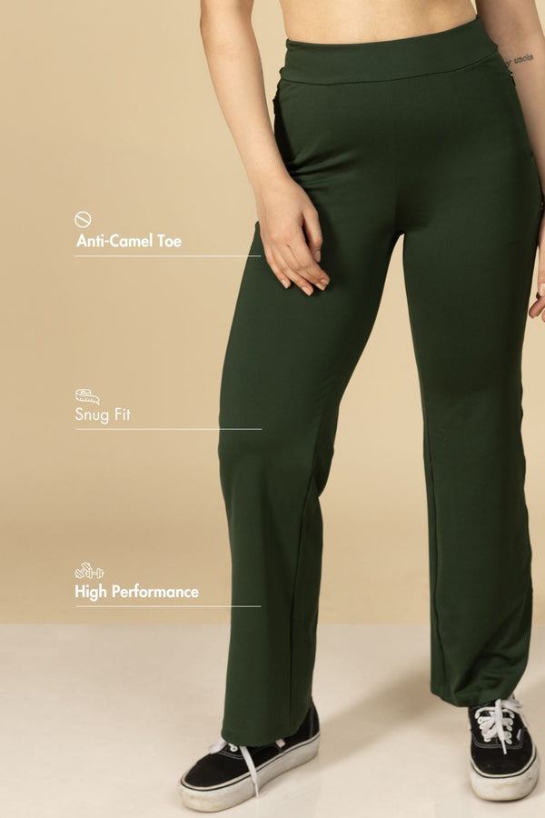 Carbon Straight Pants (Pine Green)