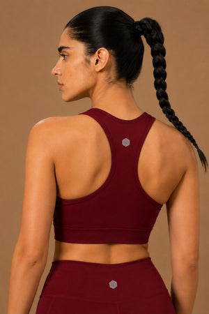 Racerback Active Bra (Red Rush)